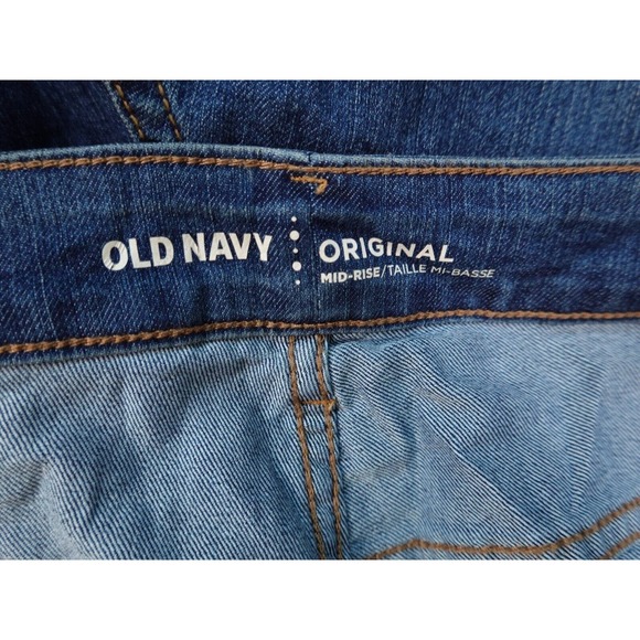 Old Navy Womens Denim Blue Mid Rise Original Bootcut Jeans Size 26 Short - Picture 2 of 13